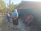 И.о. главы Песчаного сельского поселения Н.В. Палатина встретилась с жителями хутора Веревкин