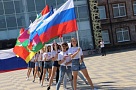 Флешмоб, посвященный Дню флага России, прошел в Тбилисском районе