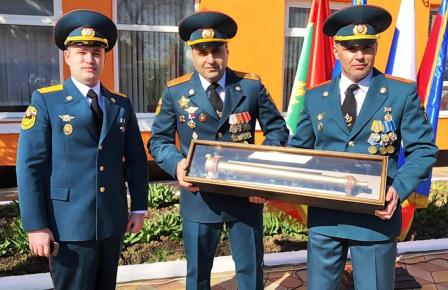 Тбилисские пожарные приняли участие в эстафете передачи пожарного ствола