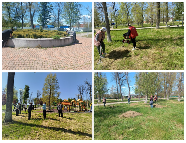Прошел субботник в Геймановском поселении