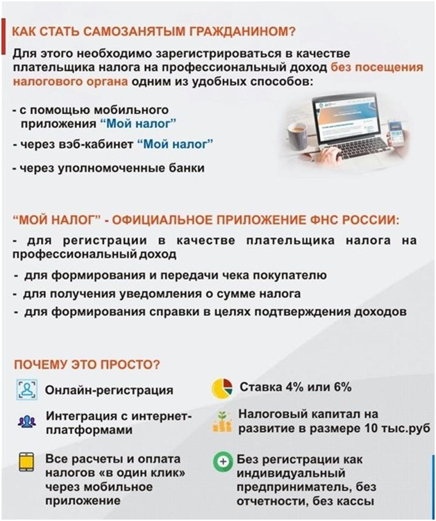 Быть самозанятыми просто и удобно