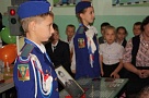 В пятой школе станицы Тбилисской открыли кабинет ПДД и Парту Героя