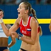 Тбилисская спортсменка Надежда Макрогузова выиграла первенство Европы по пляжному волейболу