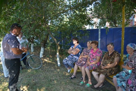 Продолжаются встречи с жителями села Ванновского. 