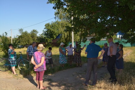 Продолжаются встречи с жителями села Ванновского. 