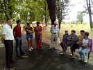 Встреча главы Алексее-Тенгинского сельского поселения с гражданами на площадке в центральном парке станицы Алексее-Тенгинской